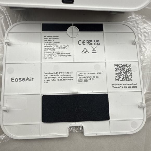 EaseAir Indoor Air Quality Monitor – CO2, PM2.5, TVOC, Temp/Humidity *READ... - Picture 10 of 16